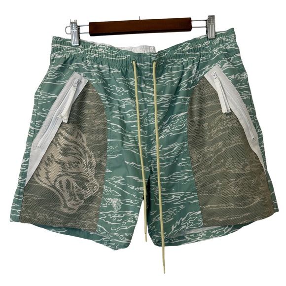 Darc Sport Pressure Makes Diamonds Wave Camo Cycle Shorts Medium Pockets‎ Lining - Picture 1 of 6